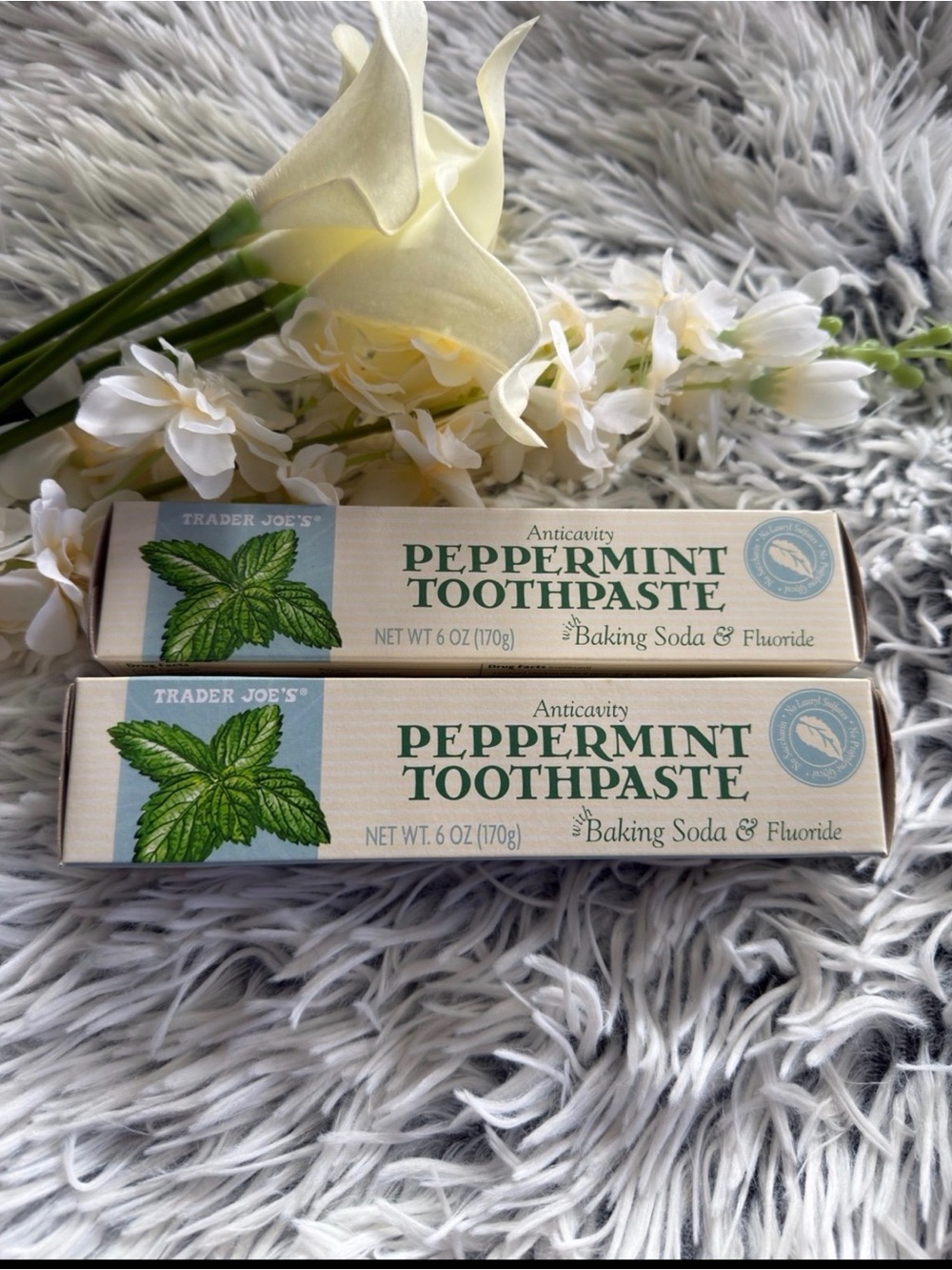 Trader Joe's Peppermint Toothpaste - Fresh Mint